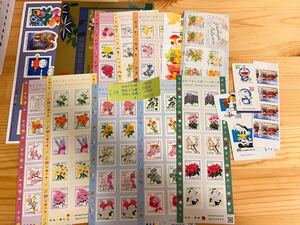 E104)シール式記念切手 10010円分 84円と63円と80円切手