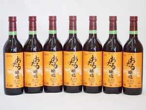 7 pcs set ( Hokkaido production 100% red wine raw .. sake alc.10%..) 720ml×7ps.