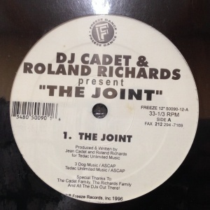 12inchレコード　DJ CADET & ROLAND RICHARDS / THE JOINT