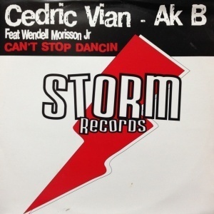 12inchレコード CEDRIC VIAN & AK B / CAN'T STOP DANCIN