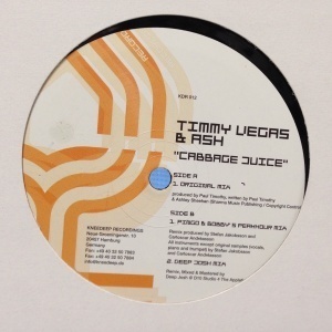 12inchレコード TIMMY VEGAS & ASH / CABBAGE JUICE