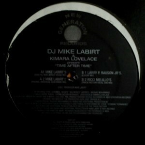 12inchレコード　DJ MIKE LABIRT & KIMARA LOVELACE / TIME AFTER TIME