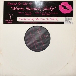 12inchレコード ANANE & MR. V / MOVE, BOUNCE, SHAKE