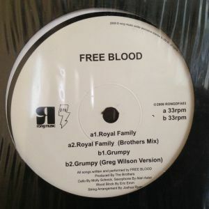 12inchレコード　FREE BLOOD / ROYAL FAMILY