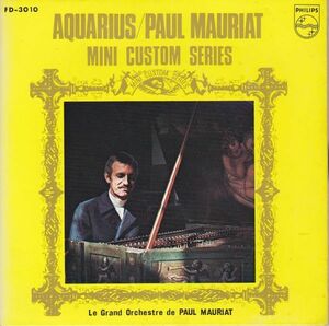 Epレコード　PAUL MAURIAT (ポール・モーリア) / MINI CUSTOM SERIES (輝く星座)