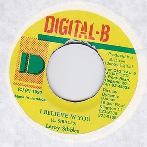 Epレコード　LEROY SIBBLES / I BELIEVE IN YOU