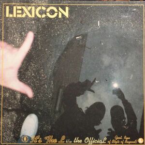 12inchレコード　 LEXICON / IT'S THE L