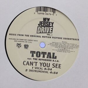 12inchレコード　 TOTAL / CAN'T YOU SEE