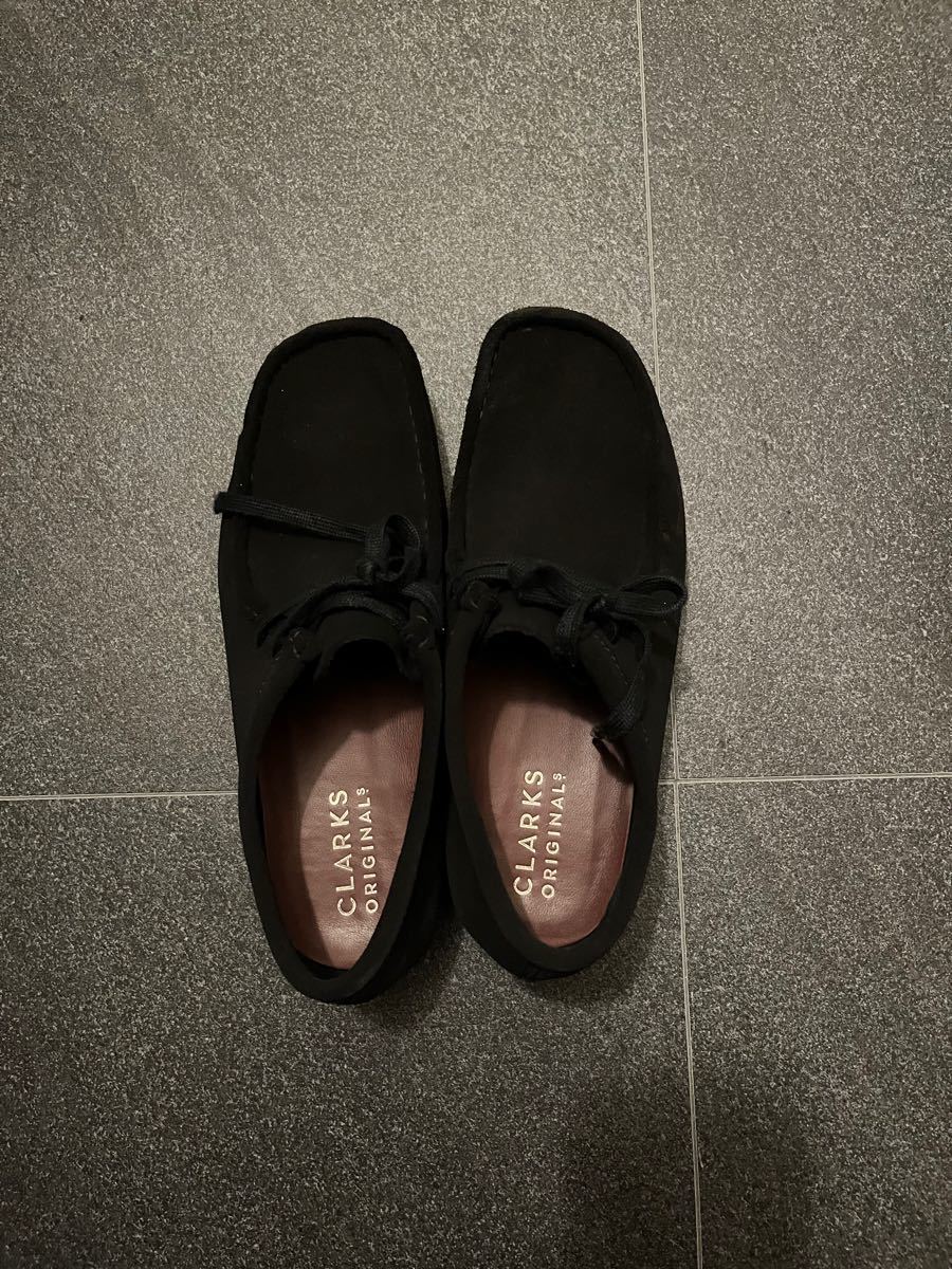 Clarks Wallabee 黒 クラークス ワラビー UK9.5 メンズファッション
