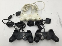 ♪▲【SONY ソニー】PS2本体 1台/コントローラー 3個 計4点セット SCPH-90000 他 まとめ売り品 0808 2_画像3