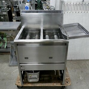 フライヤー タニコー B-TGFL-67W LPガス 二槽 15L×2 幅670 奥行600 高さ1060㎜ 業務用 [3-228429]の画像2