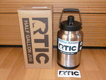 RTIC HALF GALLON JUG 1.9L アールティック ハーフガロンジャグ ステンレス シルバー (YETI STANLEY イエティ) 送料込_画像1