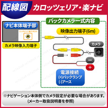 カロッツェリア バックカメラ avic nd ナビ 楽ナビ リアカメラ ドラレコ 高画質 変換 小型 モニター ハーネス 汎用 防水 広角 ガイド 延長_画像7