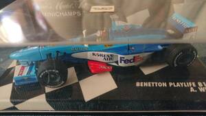 1/43 MINICHAMPS 1998年 ベネトンプレイライフB198#6 A・ヴルツ