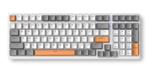 メカニカルゲーミングキーボード USB Type-C 100キー英語配列 青軸