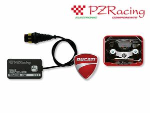 在庫有り・PZRacing ダッシュボード用GPSレシーバー DE600 DUCATI 749 / 848 / 999 / 1098 / 1198（日本語マニュアル付き）