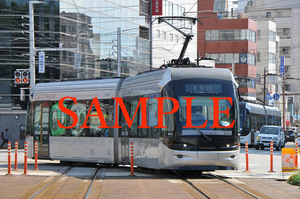D-2A【鉄道写真】L版５枚　富山地方鉄道　市内線　（１）　富山地鉄