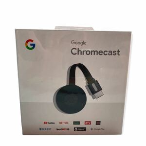★未開封 新品 Google Chromecast グーグルクロームキャスト クロームキャスト ブラック メディアストリーミング 管理F752