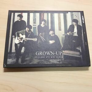 GROWN-UP FTISLAND 4TH MINI ALBUM 韓国版　韓流　男性　アイドル　グループ　韓国　大人気　音楽　歌　冊子　ミニアルバム　4th