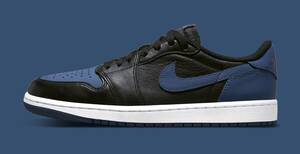 美品 26cm NIKE AIR JORDAN 1 RETRO LOW OG Mystic Navy US8 国内正規品 CZ0790-041 ミスティック・ブルー ジョーダンロー ネイビー