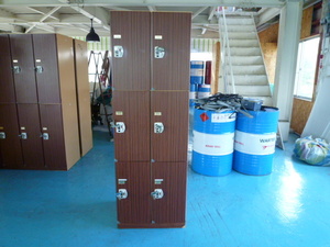  steel locker 6 person for 2 row 3 step Olier JOIFA405 100 jpy coin return type total height 180cm, overall width 60cm, depth 53cm, secondhand goods,