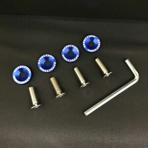[ free shipping ] number bolt / number plate bolt all-purpose blue /blue/ blue N-ONE/en one N-BOX/en box N-WGN/en Wagon 