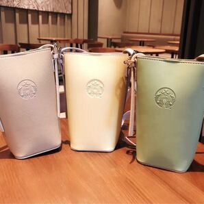 スタバ ミニバック 軽量 コンパクト ベージュ