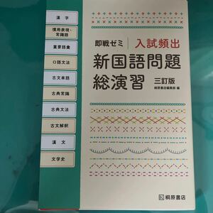 新国語問題総演習　即戦ゼミ　入試頻出　桐原書店