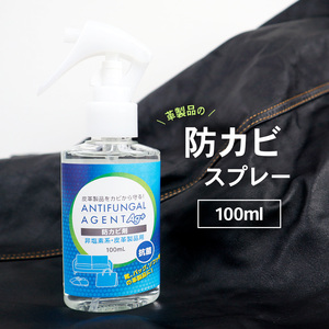 日本製 革製品の防カビスプレー 100ml 抗菌 非塩素系 銀イオン配合