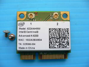 Intel Centrino Advanced-N 6200 無線LAN WIFIカード 622ANHMW ★送料 63円より