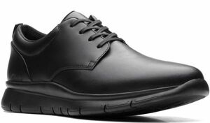 送料無料 CLARKS 30cm ビジネス レザー 超軽量 ブラック 黒 フォーマル オフィス スーツ ローファー オフィス スニーカーYYY194