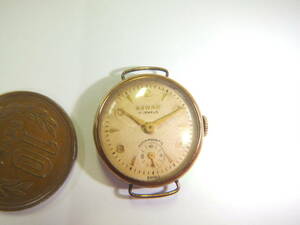 BUWAC　17石　手巻き　K18　0.750　8.28ｇ　レディース腕時計　