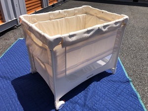 KATOJI/カトージ折り畳み収納式ベビーベッド/おむつ台付 