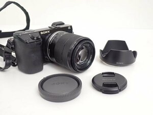 SONY ミラーレス一眼レフカメラ α NEX-7 ズームレンズキット E18-55mm F3.5-5.6 OSS ソニー ◆ 671D6-1