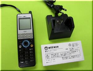 NTT NX-DCL-PS-(1)(K)+新品デンチパック102付☆ クリーニング済☆ ■NXデジタルコードレス電話機+電池パック-102■7