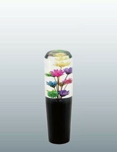 シフトノブ　スリム水中花　ブラック（黒）　長さ100ｍｍ　12×1.25／10×1.25