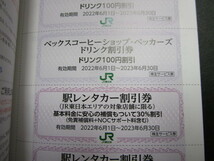 ☆JR東日本 株主サービス券 割引券 冊子のみ 1冊 有効期限2023年6月30日☆_画像4