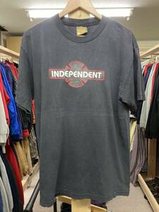 USA製 90's 90年代製 NHS サンタクルーズタグ VINTAGE ビンテージ INDEPENDENT インディペンデント 半袖Tシャツ Lサイズ スケートTシャツ