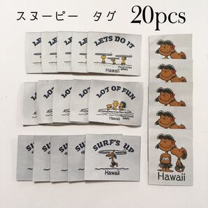 20枚 スヌーピー タグ ラベル