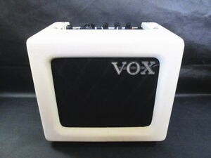 通電・音出しOK【VOX/ヴォックス MINI3 ギターアンプ】ホワイト系/アンプ