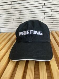 正規品 BRIEFING キャップ ブラック ゴルフ / ブリーフィング 帽子 アウトドア キャンプ スポーツ観戦