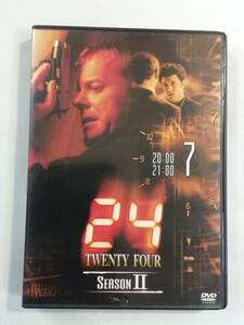 中古DVD『24　TWENTY FOUR　シーズン Ⅱ　第７巻　20時、21時』セル版。87分。日本語吹替付き。即決。