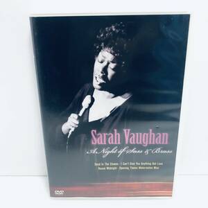 【DVD】サラ・ヴォーン Sarah Vaughan /A Night Of Sass & Brass 1986