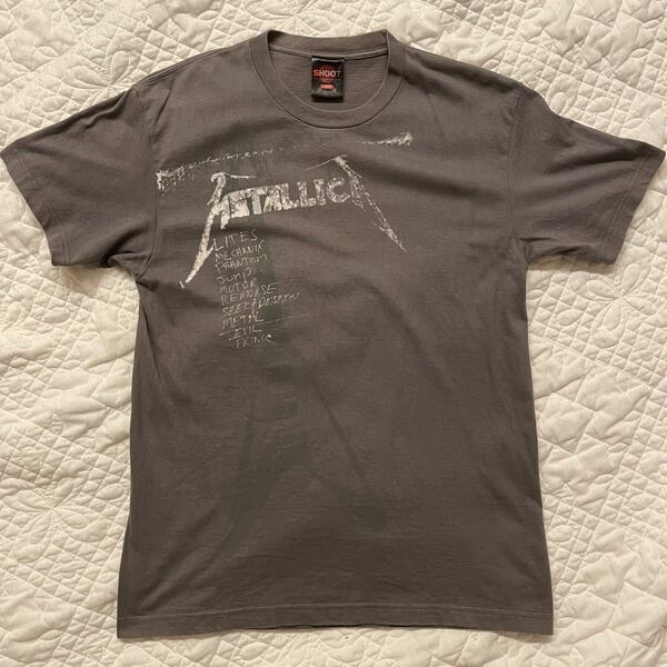 METALLICAメタリカ バンドTシャツ フライングVプリント　ロックメタル