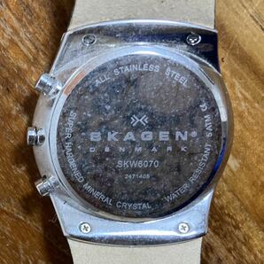 SKAGEN メンズクウォーツ SKW6070 ジャンク品 送料無料の画像2