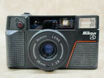 奈良発 Nikon L35 AD2 TELEPHOTO LENS フィルムカメラ レトロ 光学機器 動作未確認 電池無し コンパクトカメラ ニコン_画像2