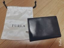 FURLA フルラ レザー 二つ折り財布 ウォレット レザー 革 ハート 美品_画像5