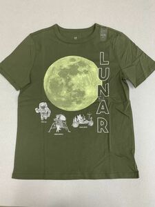 #GAP# new goods #130# Gap # T-shirt # month # moon # khaki # Apollo #USA#2-2