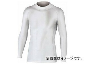 おたふく BTパワーストレッチハイネックシャツ ホワイト S JW-170-WH-S(7590997)