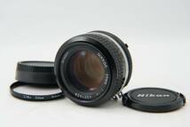 【 良品 】 ニコン NIKON Ai NIKKOR 50mm f1.4 純正フィルター付き　 ＭＦ　レンズ #5044_画像1